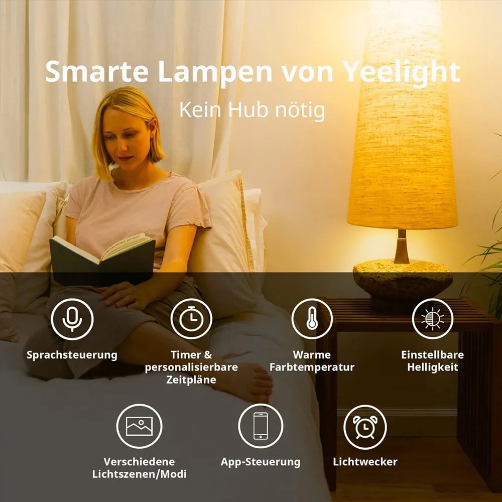 Yeelight Smart LED Filament Bulb With Adjustable Brightness 220-240V 6W