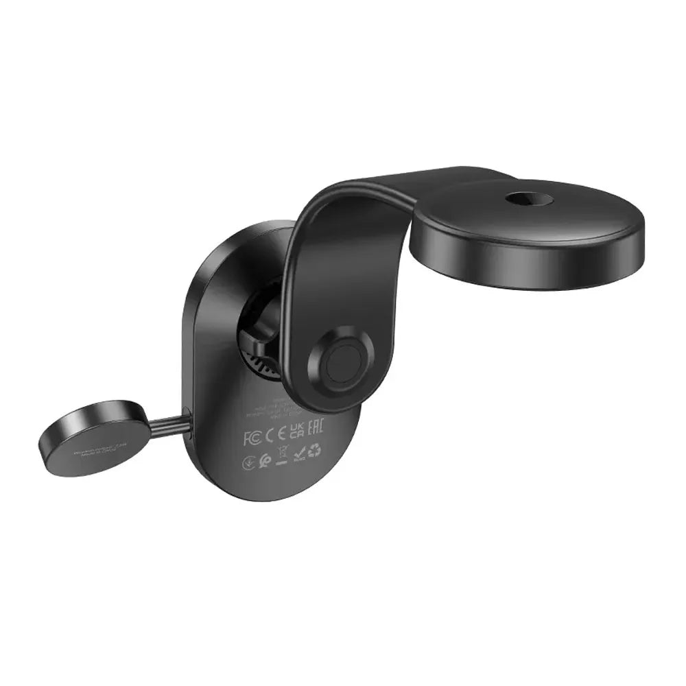 Hoco HW28 Excelso 2-In-1 Wireless Fast Charging with Car Holder