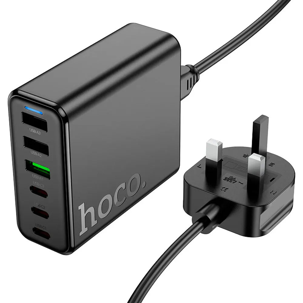 Hoco Charging station C133B Earl 75W PD45W + QC3.0-UK Plug