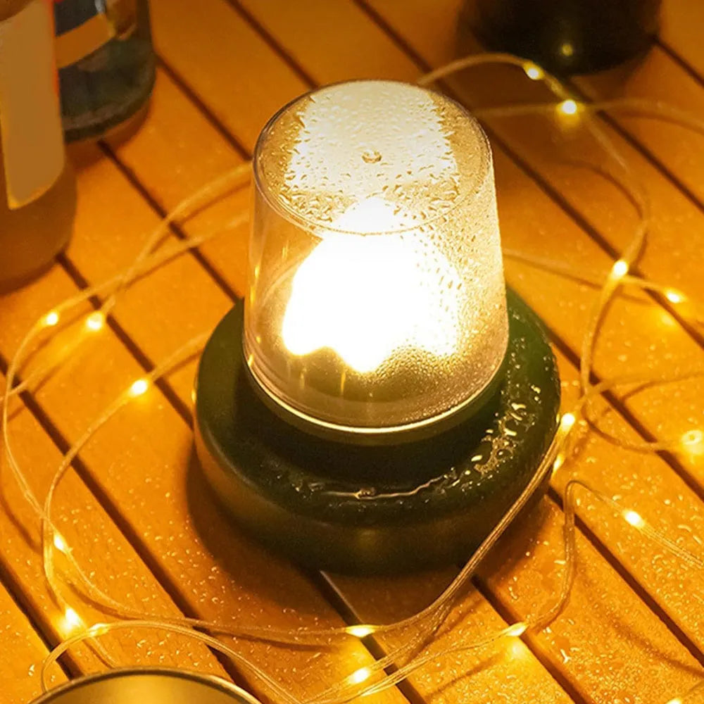 Multifunctional 2-in-1 Retractable LED Lantern Camping String Lights