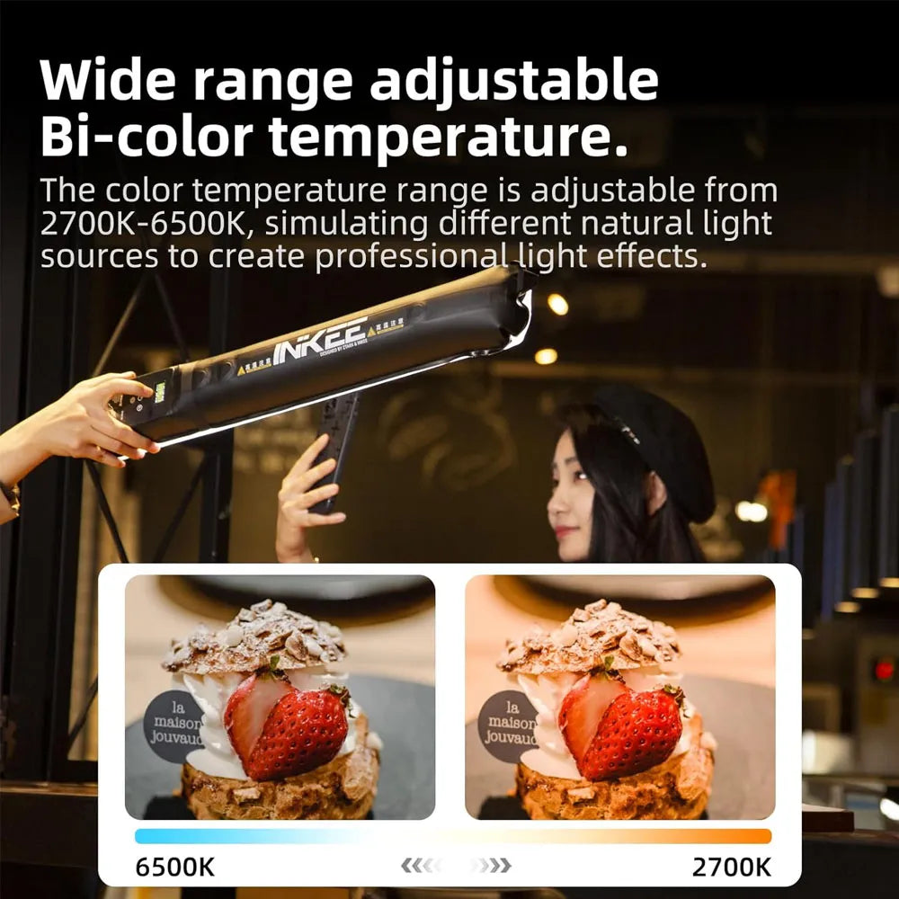 INKEE 12W Bi-Color Temperature LED Tube Light-GC12