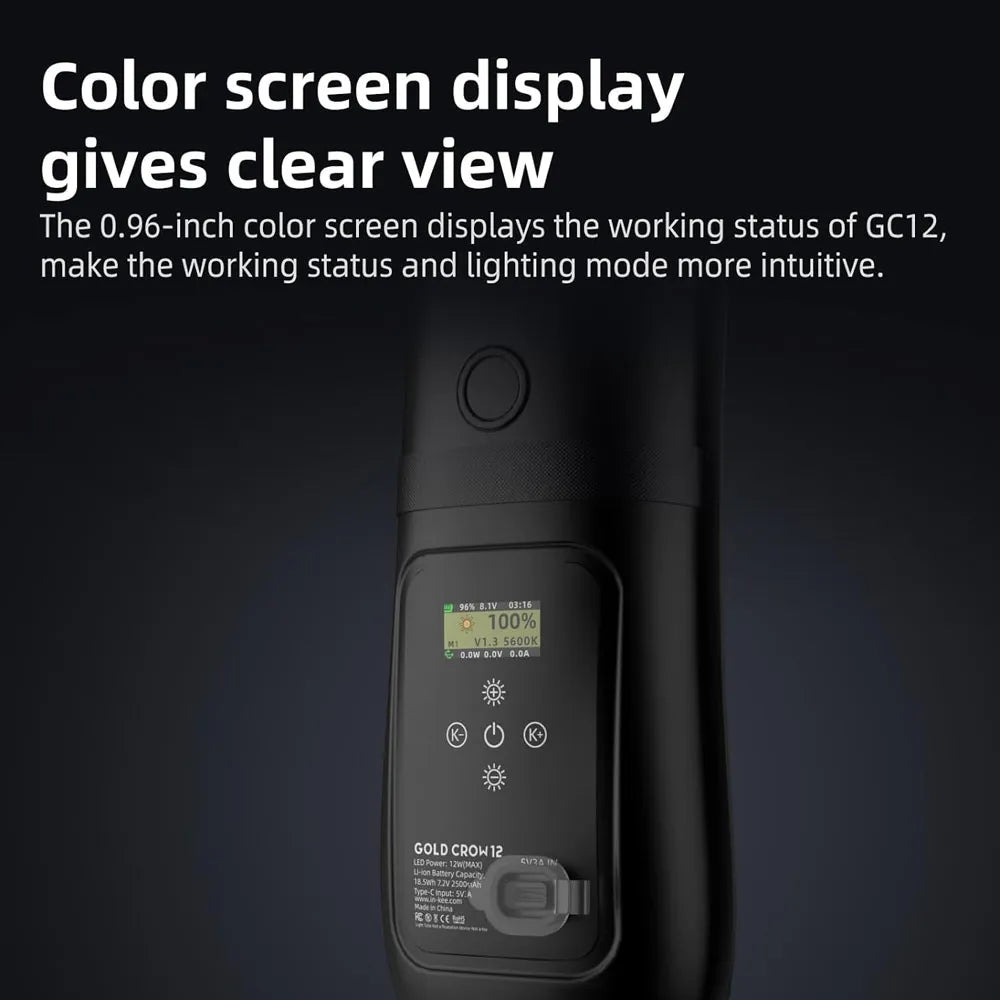 INKEE 12W Bi-Color Temperature LED Tube Light-GC12