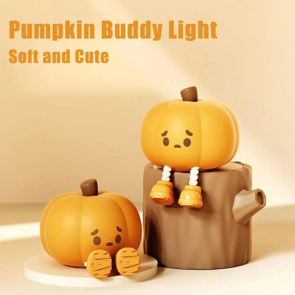 Cute Little Pumpkin Silicone Sleep Lamp Rechargeable