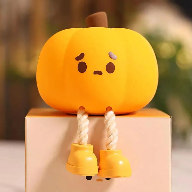 Cute Little Pumpkin Silicone Sleep Lamp Rechargeable