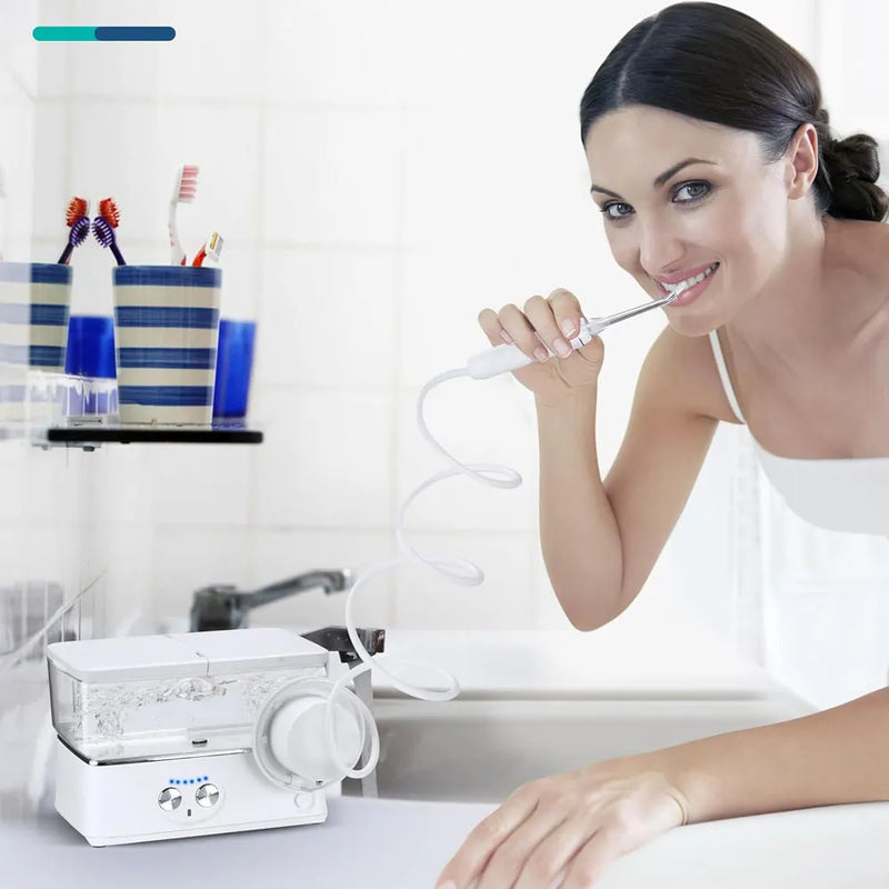 H2ofloss Cordless Oral Irrigator with 5 Jets 6 Modes for Teeth