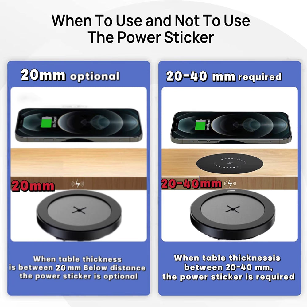 40mm Invisible Wireless Chargers