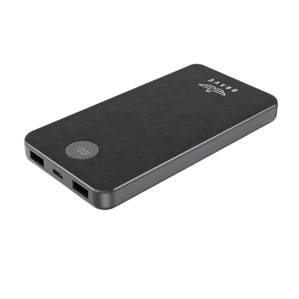 Brave Slim Power Bank Fast Charging with Type-C + Dual USB-A Ports 10000mAh 22.5W