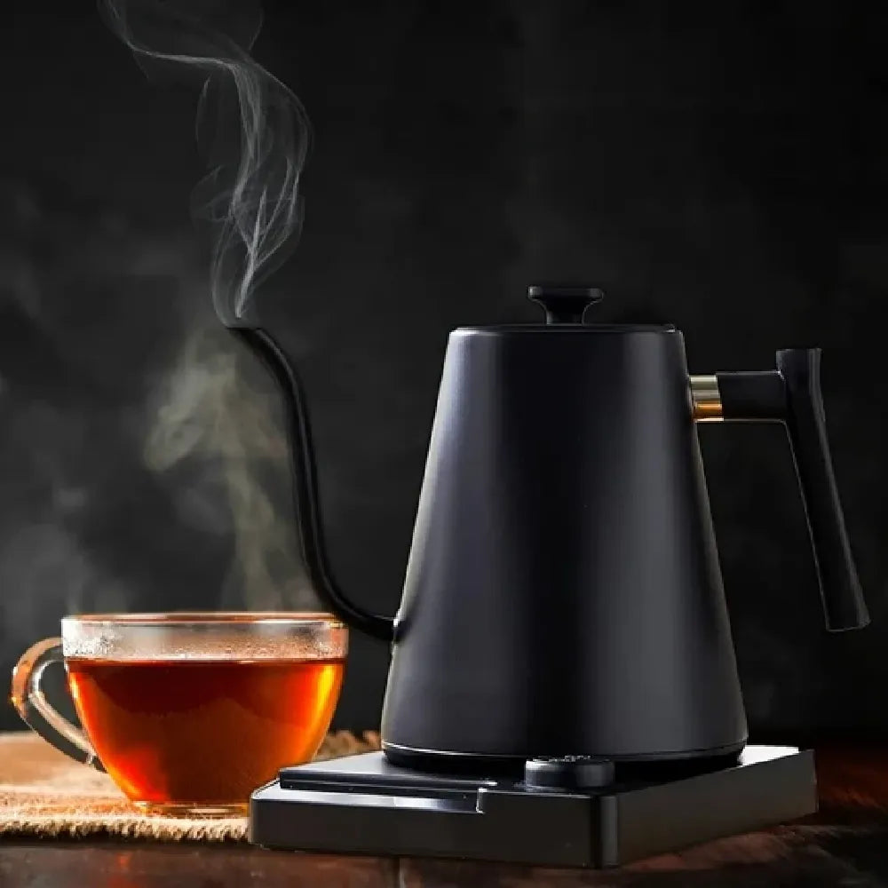 KT10 Pro Portable Electric Kettle 1L Capacity Stainless Steel Aluminum Heating Plate 1200W Power