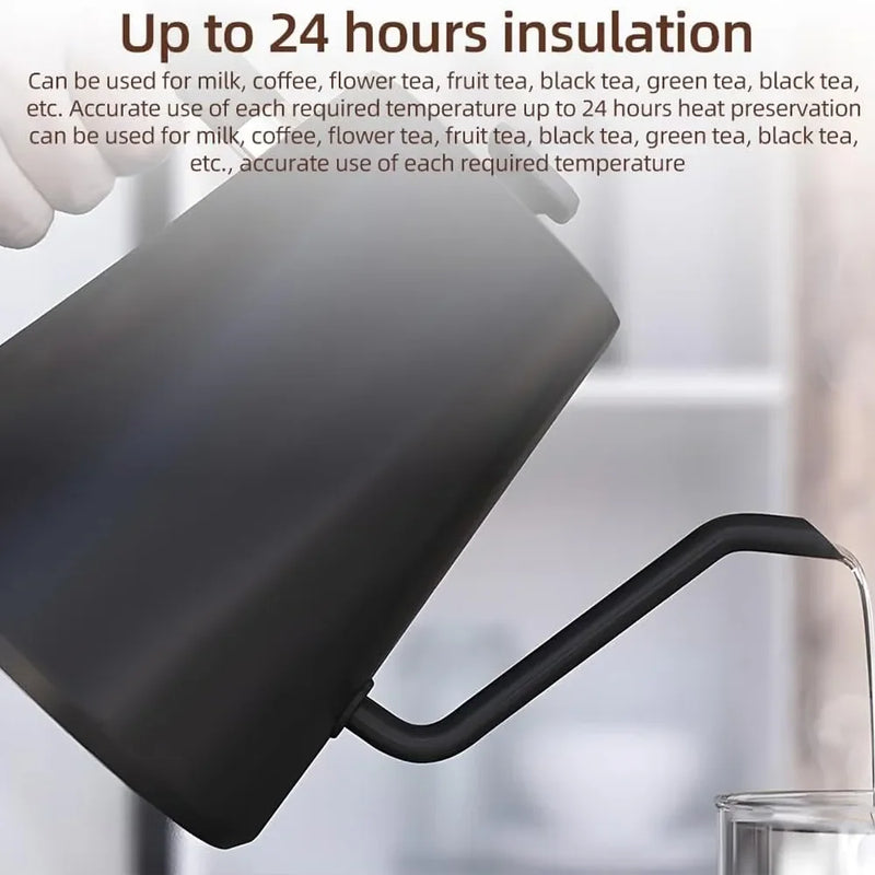 KT10 Pro Portable Electric Kettle 1L Capacity Stainless Steel Aluminum Heating Plate 1200W Power-5