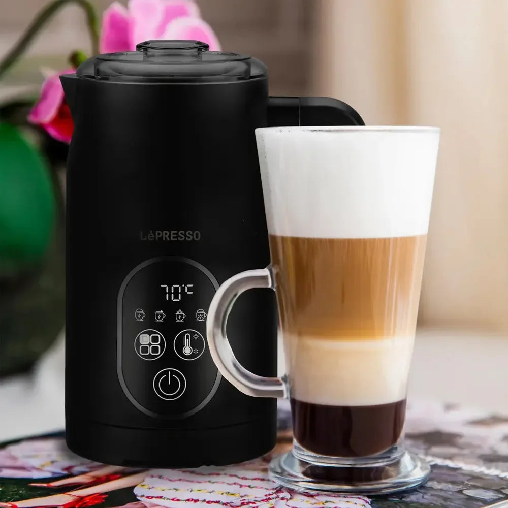 Lepresso Four Froth Milk Frother – Black