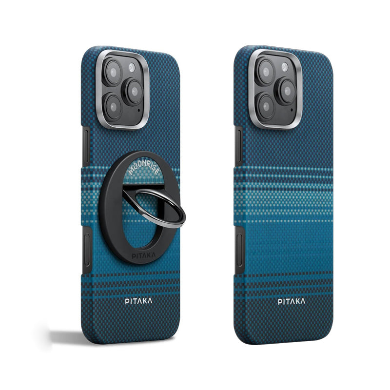 Pitaka Tactile Woven Case & Grip for iPhone 16 Pro Max-Moonrise