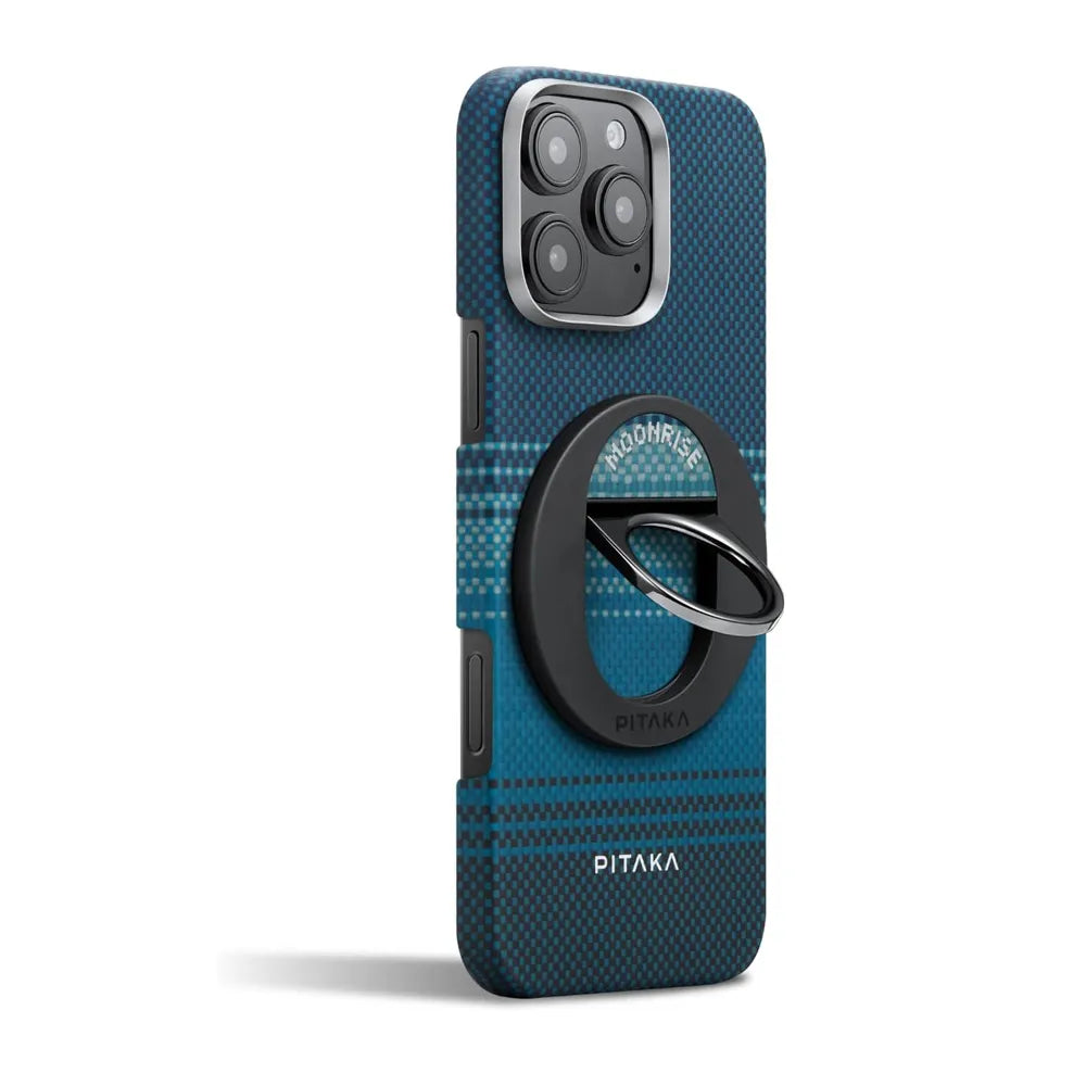 Pitaka Tactile Woven Case & Grip for iPhone 16 Pro Max-Moonrise