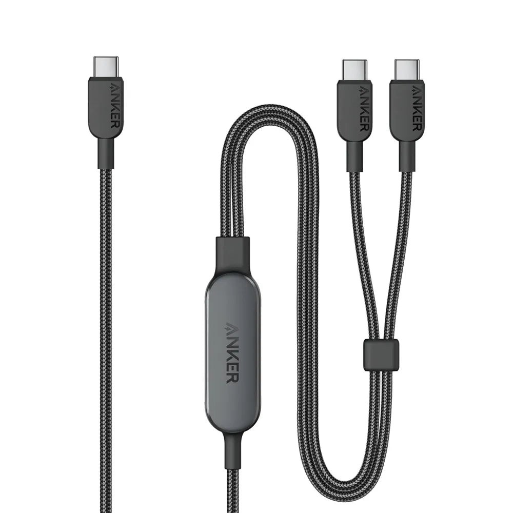 Anker 2-in-1 USB C to USB C Cable-4 ft