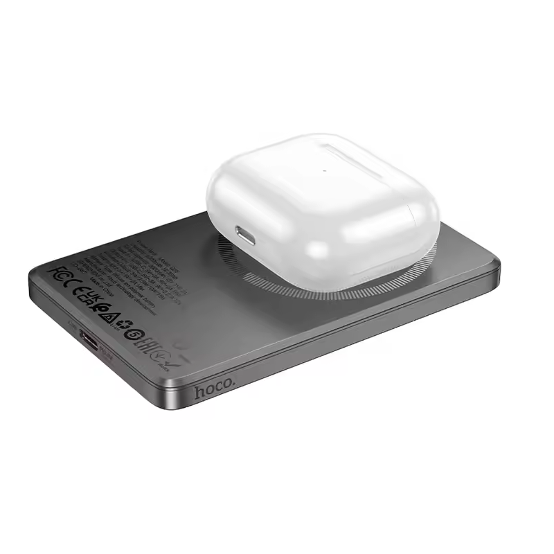 Hoco Power Bank Magnetic Charge 5000mAh 20W Output – Metal Grey