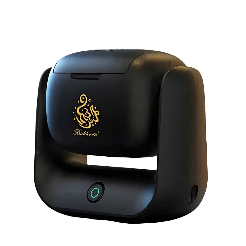 Bukhoor Rotational Incense Burner with LED Indicator 1500mAh Type-C Rechargeable