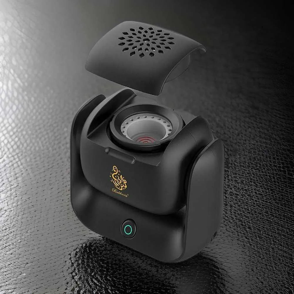 Bukhoor Rotational Incense Burner with LED Indicator 1500mAh Type-C Rechargeable