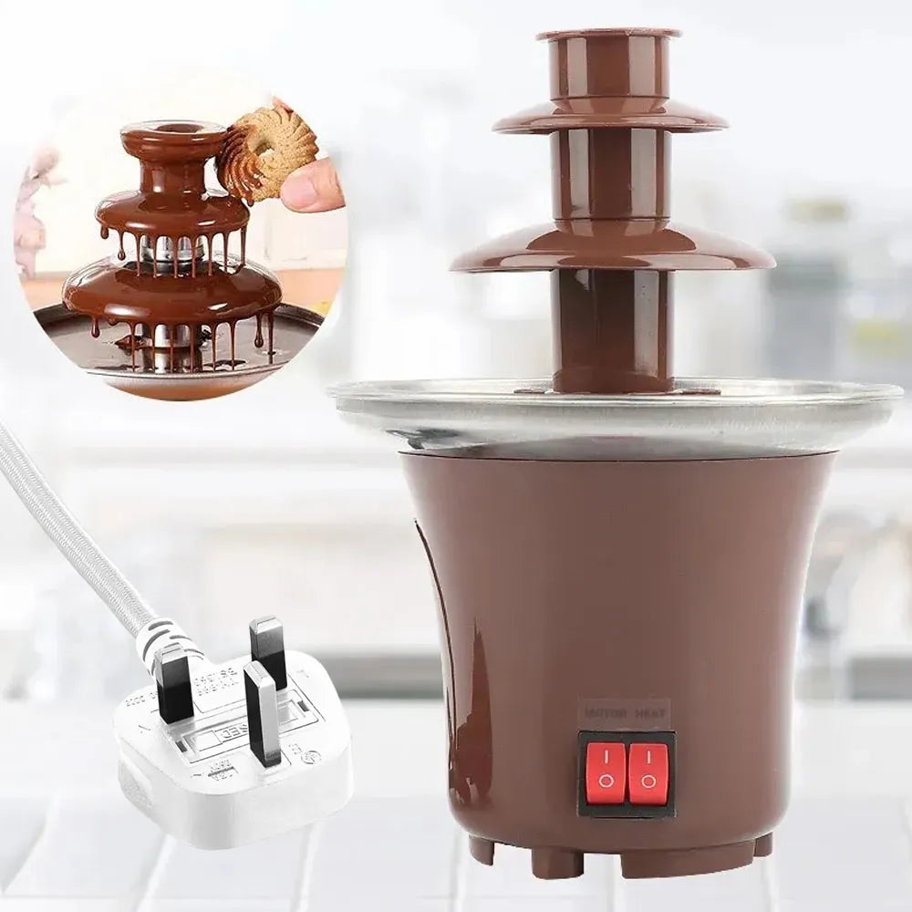 Portable Electric Mini Chocolate Fountain