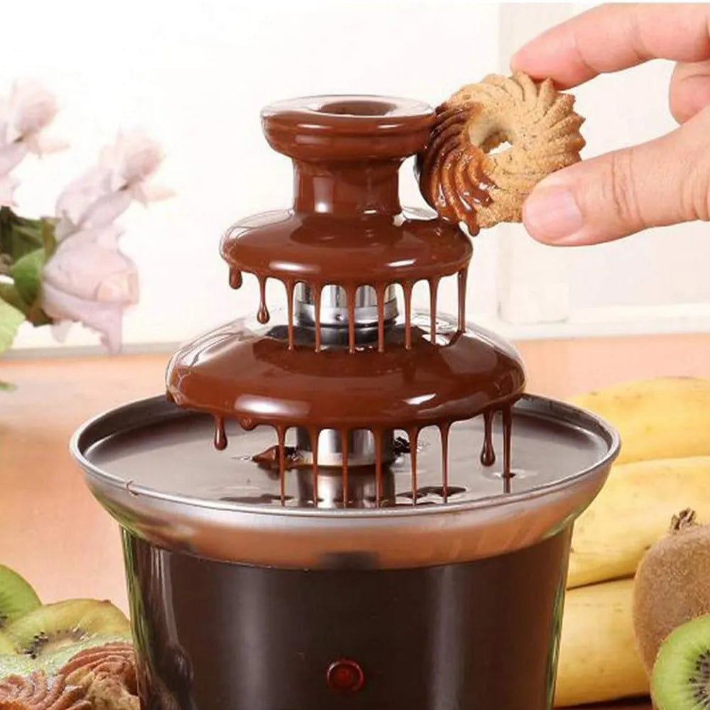 Portable Electric Mini Chocolate Fountain