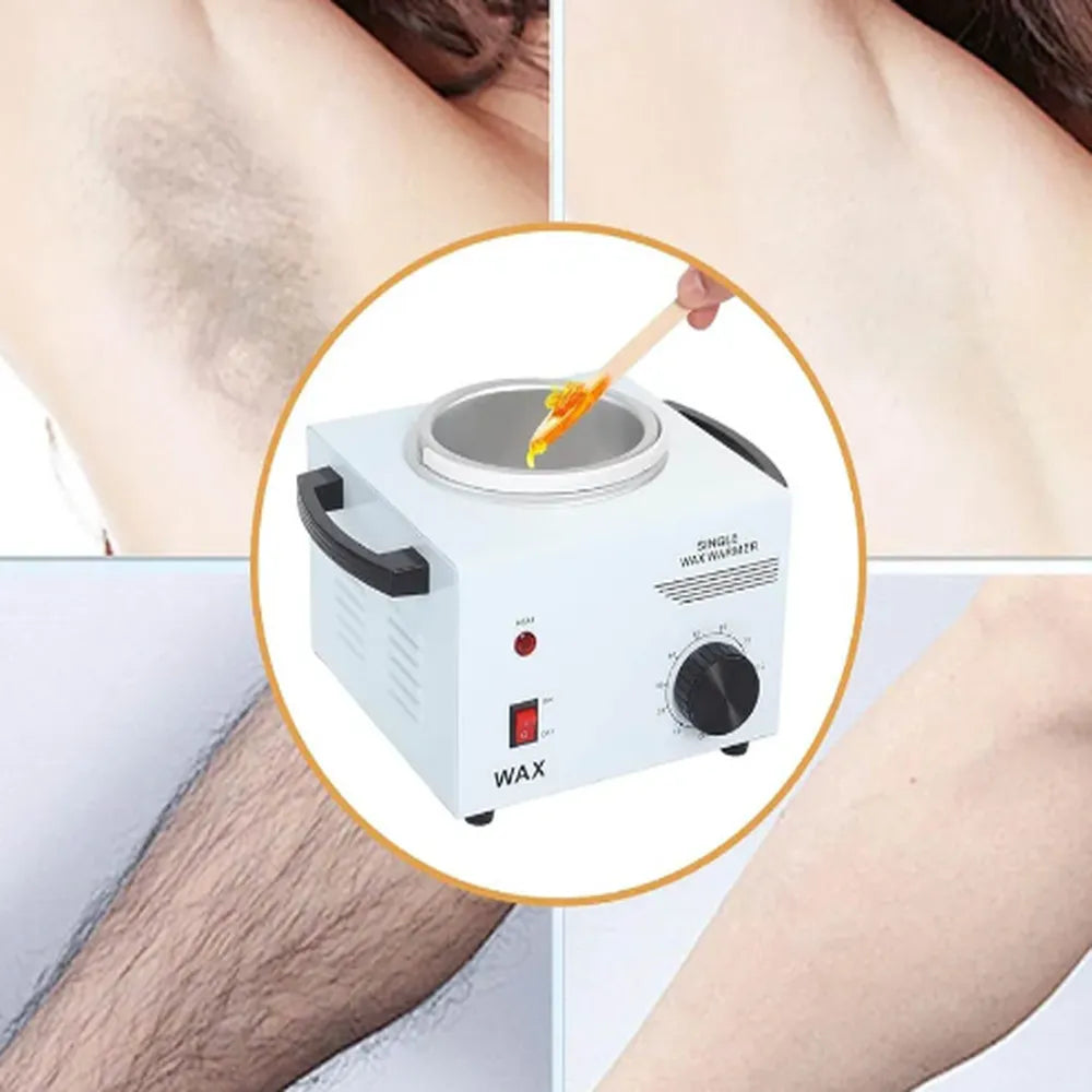 Electric Single Wax Warmer Machine with Removable Aluminum Pot 500CC