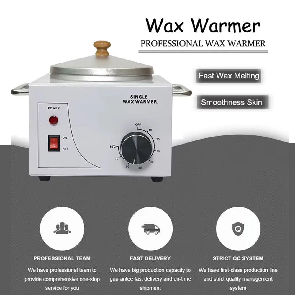 Electric Single Wax Warmer Machine with Removable Aluminum Pot 500CC