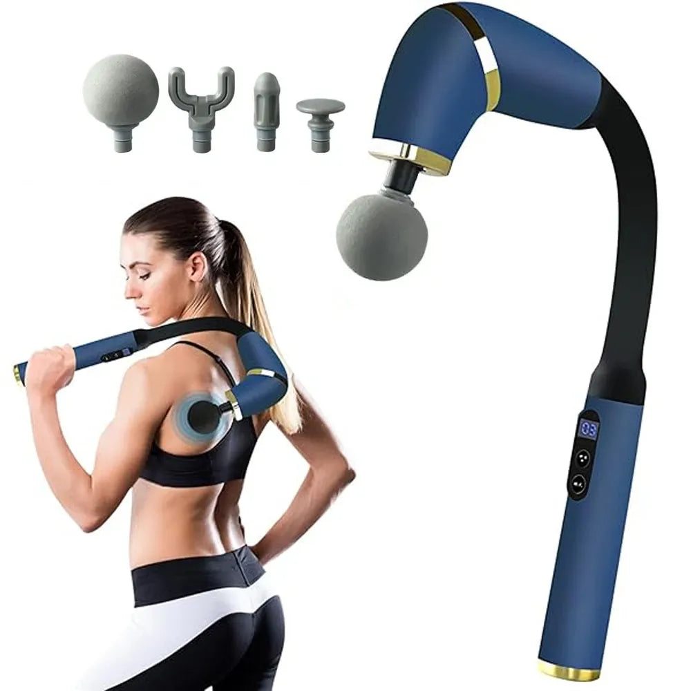 Multifunctional Massage Gun Deep Tissue-Navy Blue