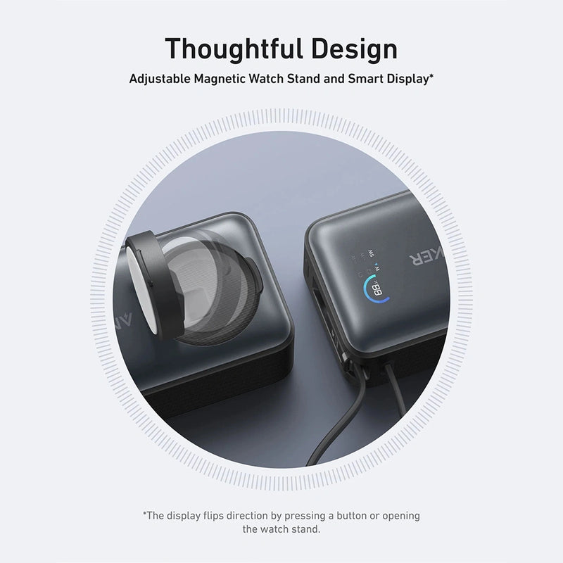 Anker MagGo Power Bank 10K 35W – Wireless Charging for Apple Watch & iPhone