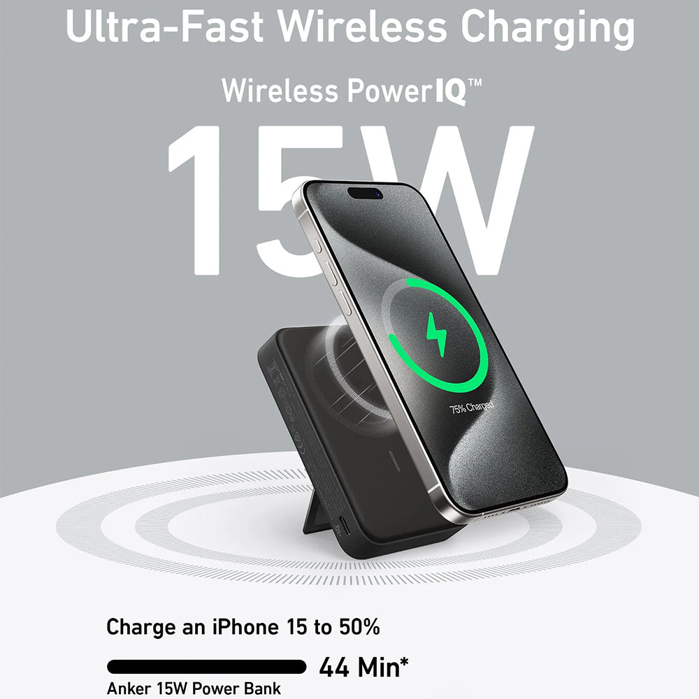 Anker MagGo Power Bank (10K) 15W Wireless Charger for Iphone