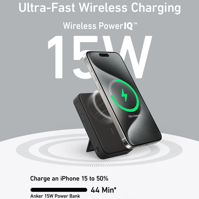Anker MagGo Power Bank (10K) 15W Wireless Charger for Iphone