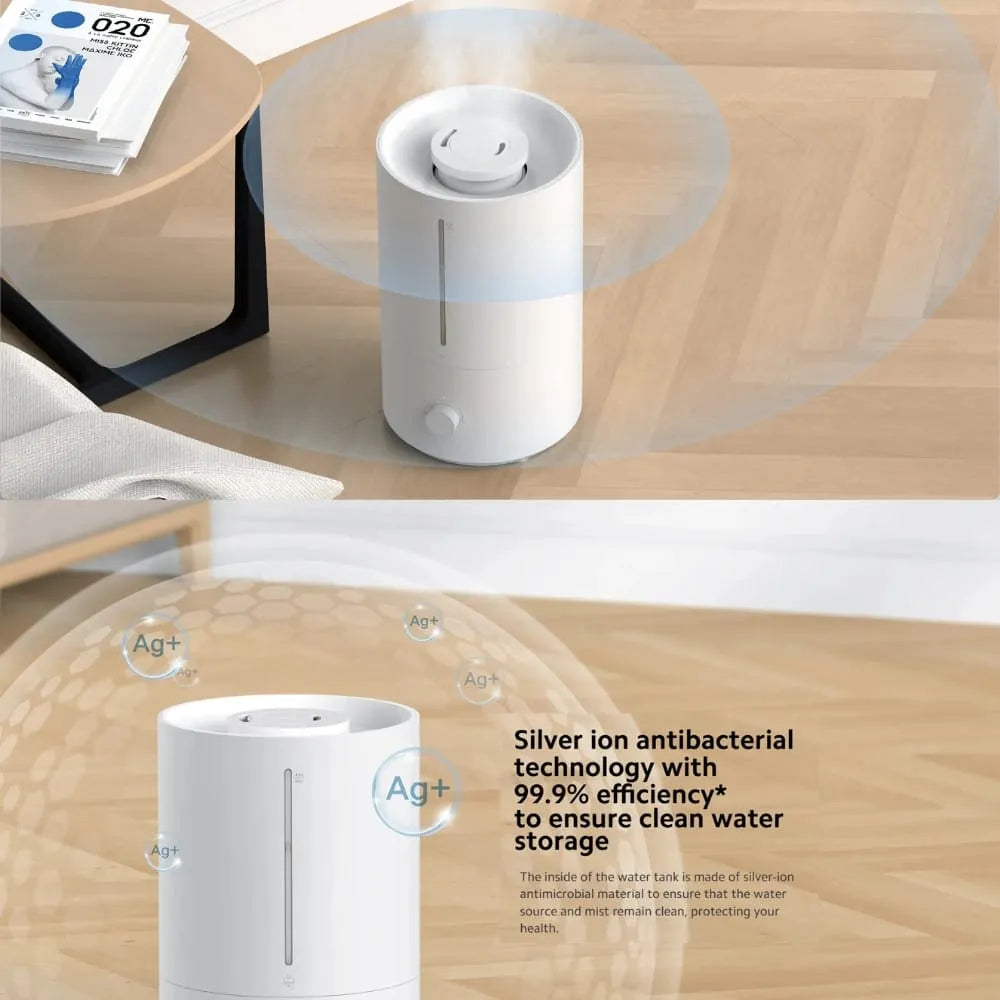 Xiaomi Ultrasonic Humidifier Lite 2, 4L Capacity, 300mL/h Humidification Rate, 23W Power