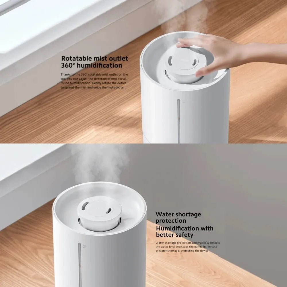 Xiaomi Ultrasonic Humidifier Lite 2, 4L Capacity, 300mL/h Humidification Rate, 23W Power