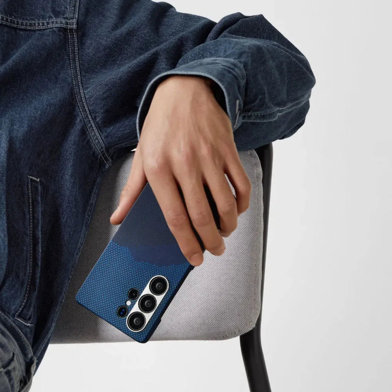 Pitaka Tactile Woven Case for Samsung Galaxy S25 Ultra-Over the Horizon