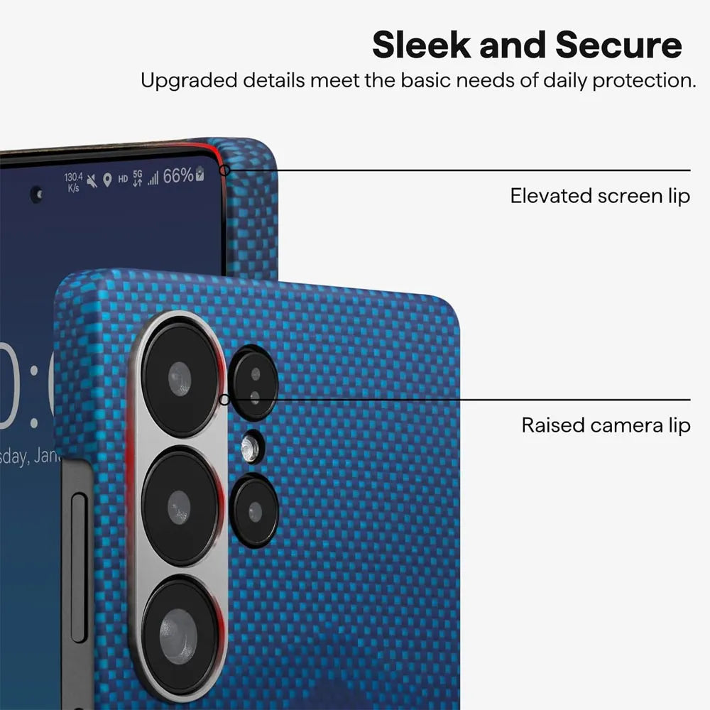 Pitaka Tactile Woven Case for Samsung Galaxy S25 Ultra-Over the Horizon