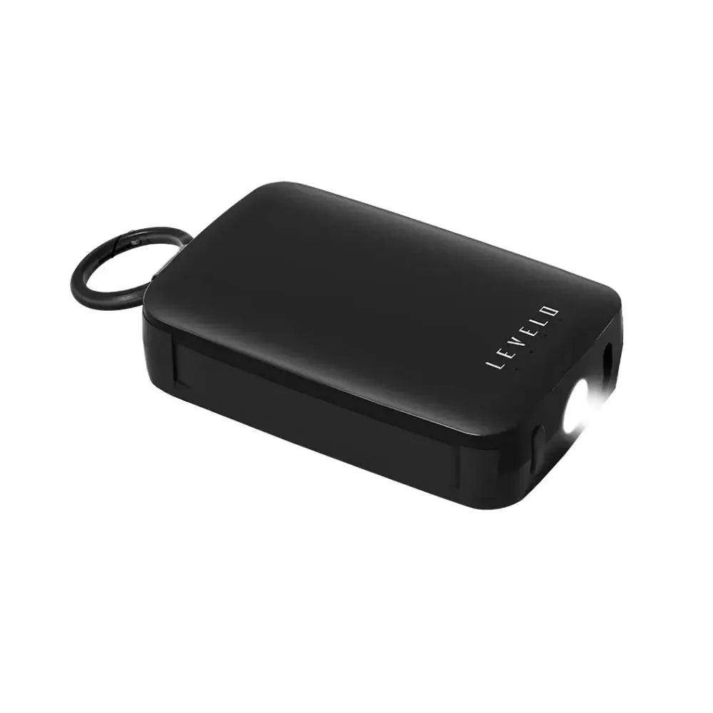 Levelo Nano Mini Portable KeyChain Power Bank with Type-C & Lightning Heads