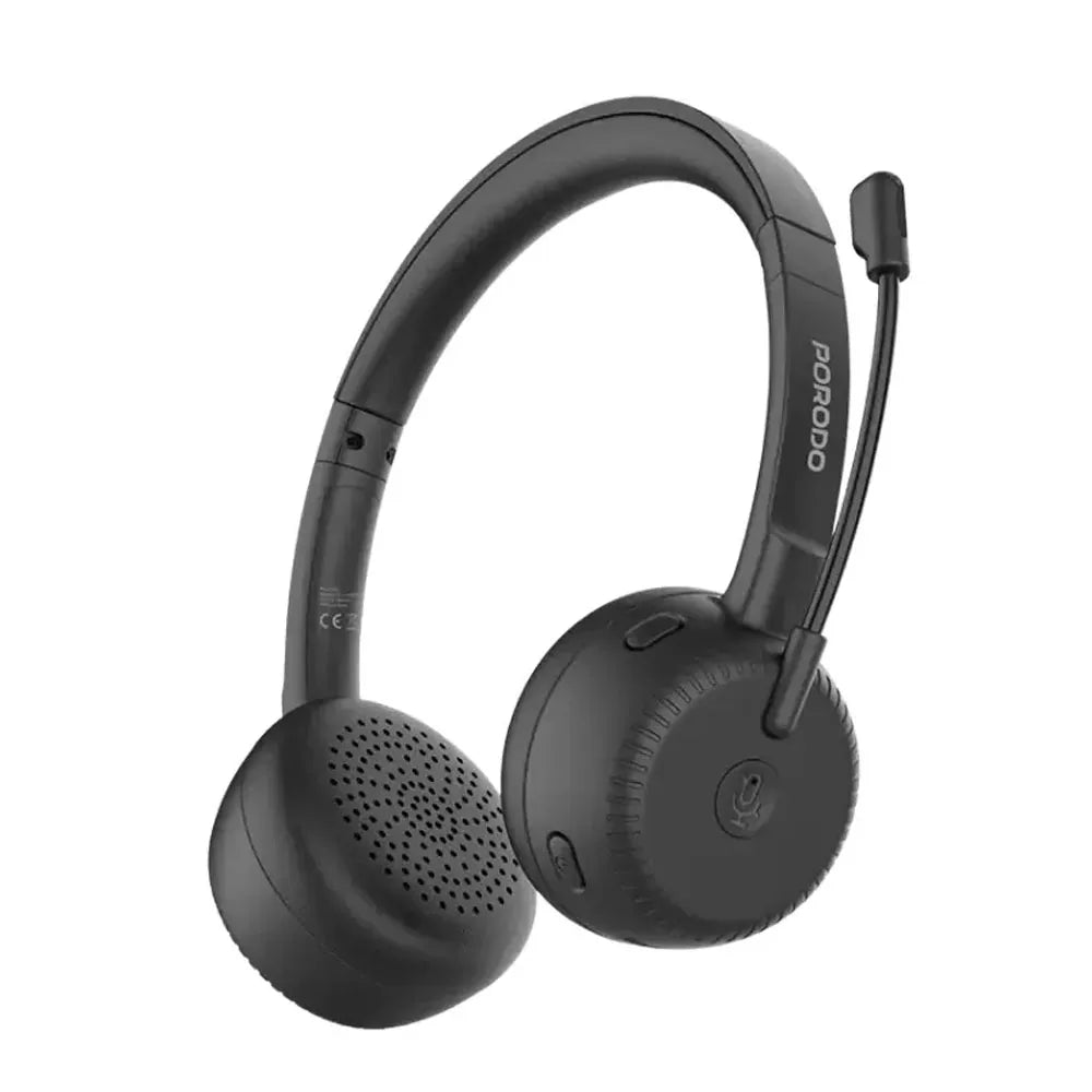 Porodo Office Wireless Headset – Black