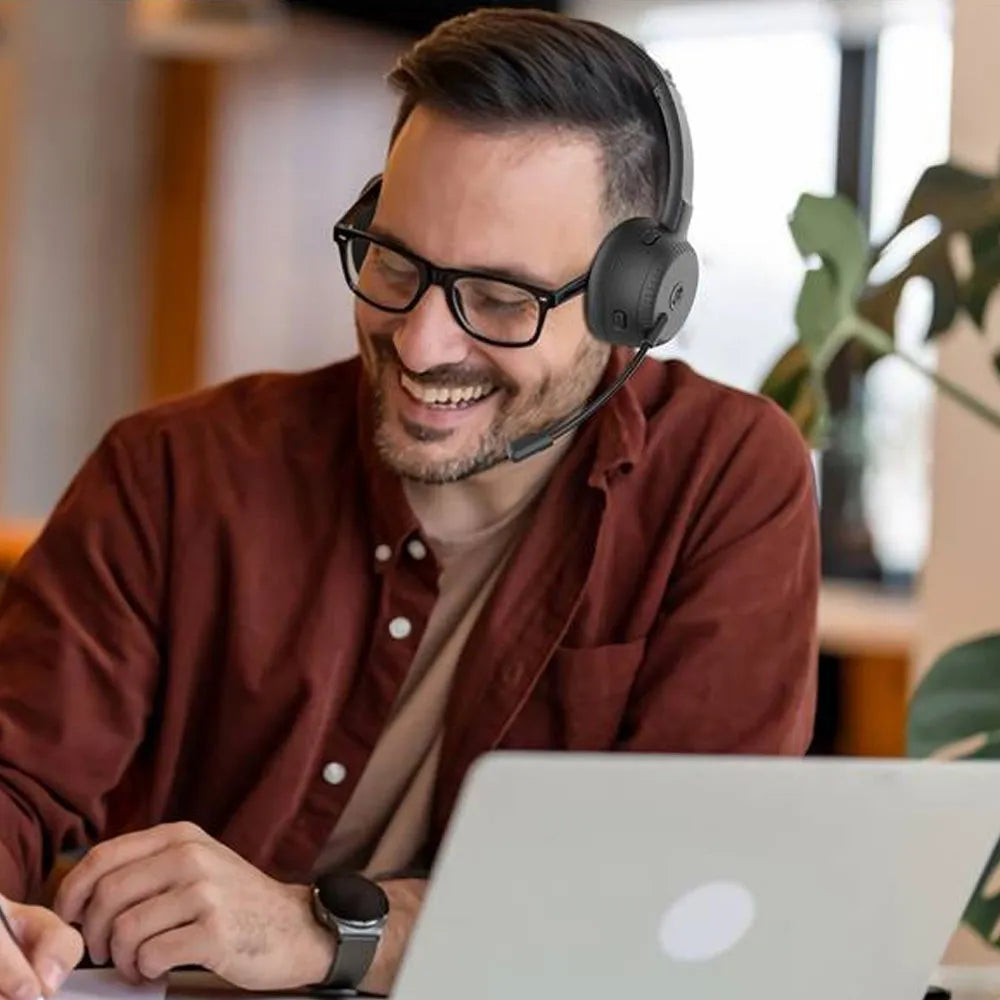 Porodo Office Wireless Headset – Black