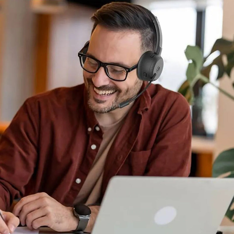 Porodo Office Wireless Headset – Black