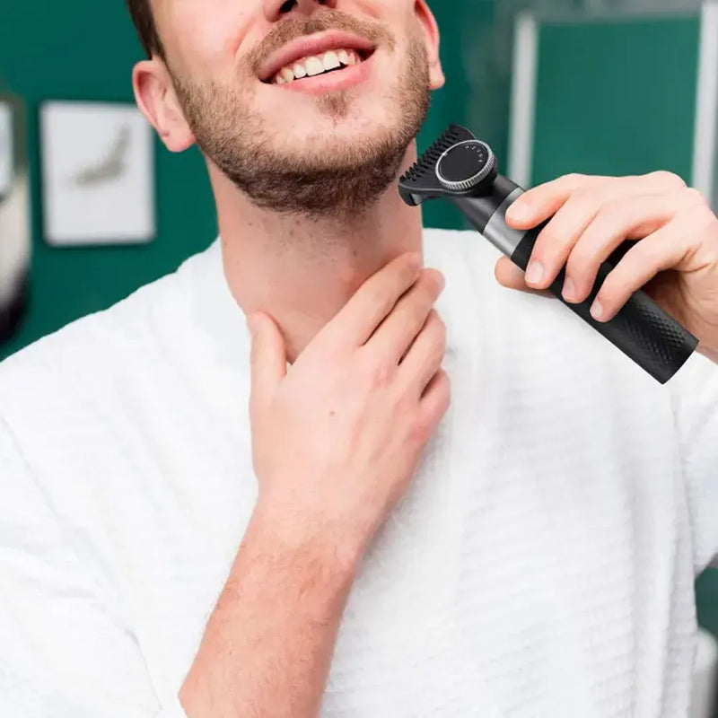 Porodo LifeStyle Dual Blade Beard Trimmer Rechargeable Li-Ion Battery 90 Minutes Working Time Type-C Charging