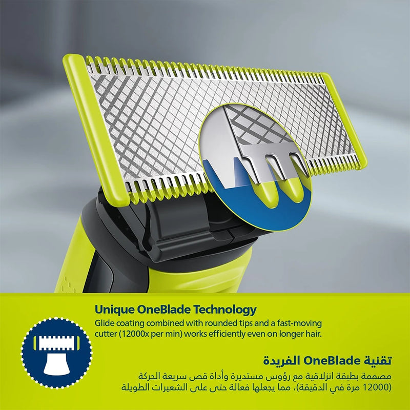 Philips OneBlade Face & Body QP2824 – Dual-Sided Blade for Effortless Grooming