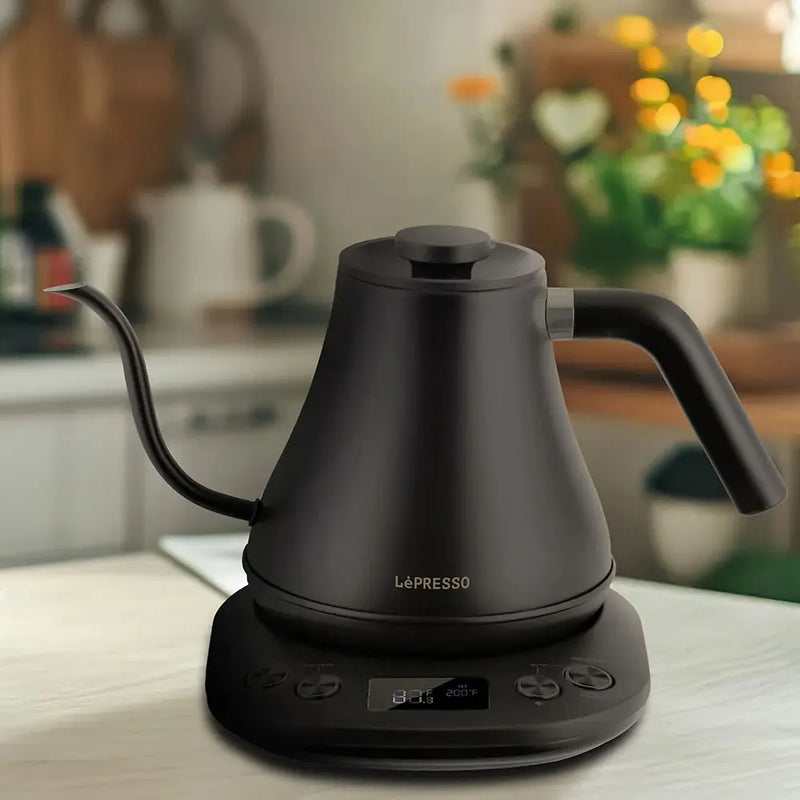 Lepresso Electric Pour-Over Kettle – Black