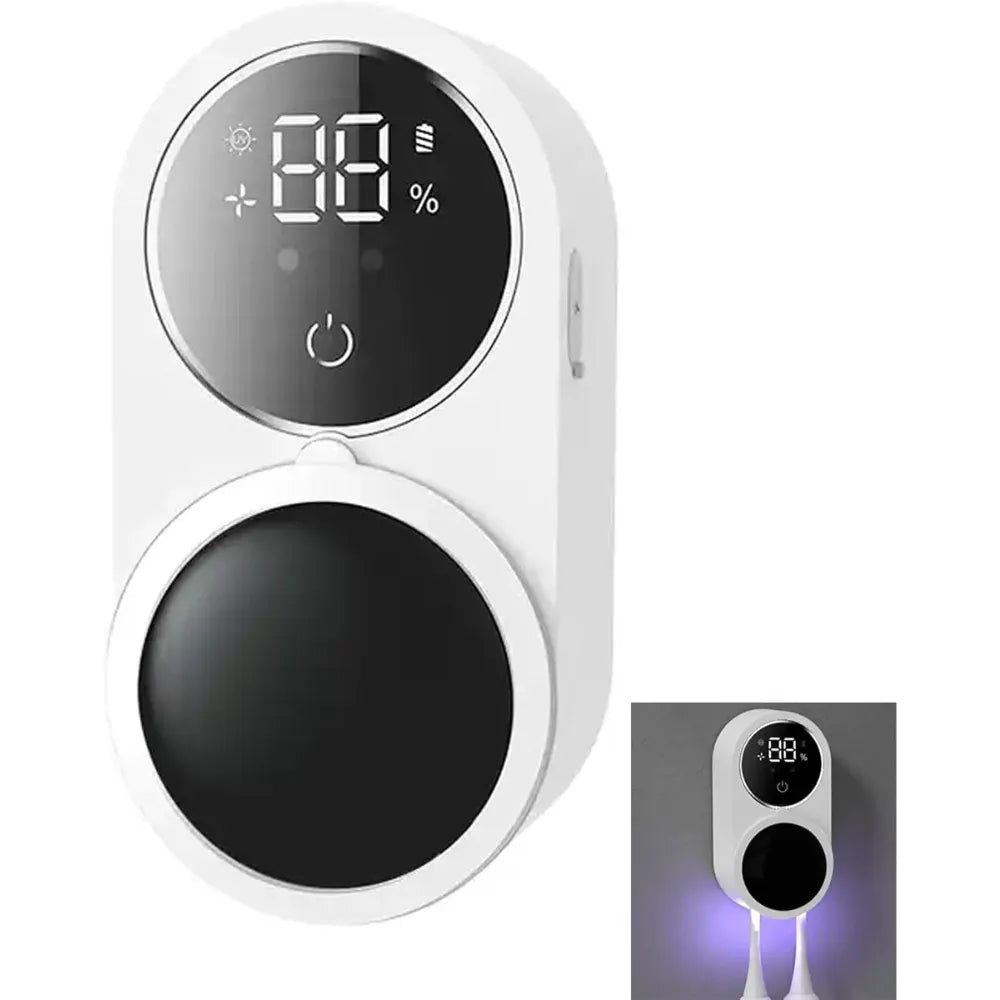 Wall-Mounted Smart UV Toothbrush Sanitizer – Built-in UV Purification & Intelligent Sensor