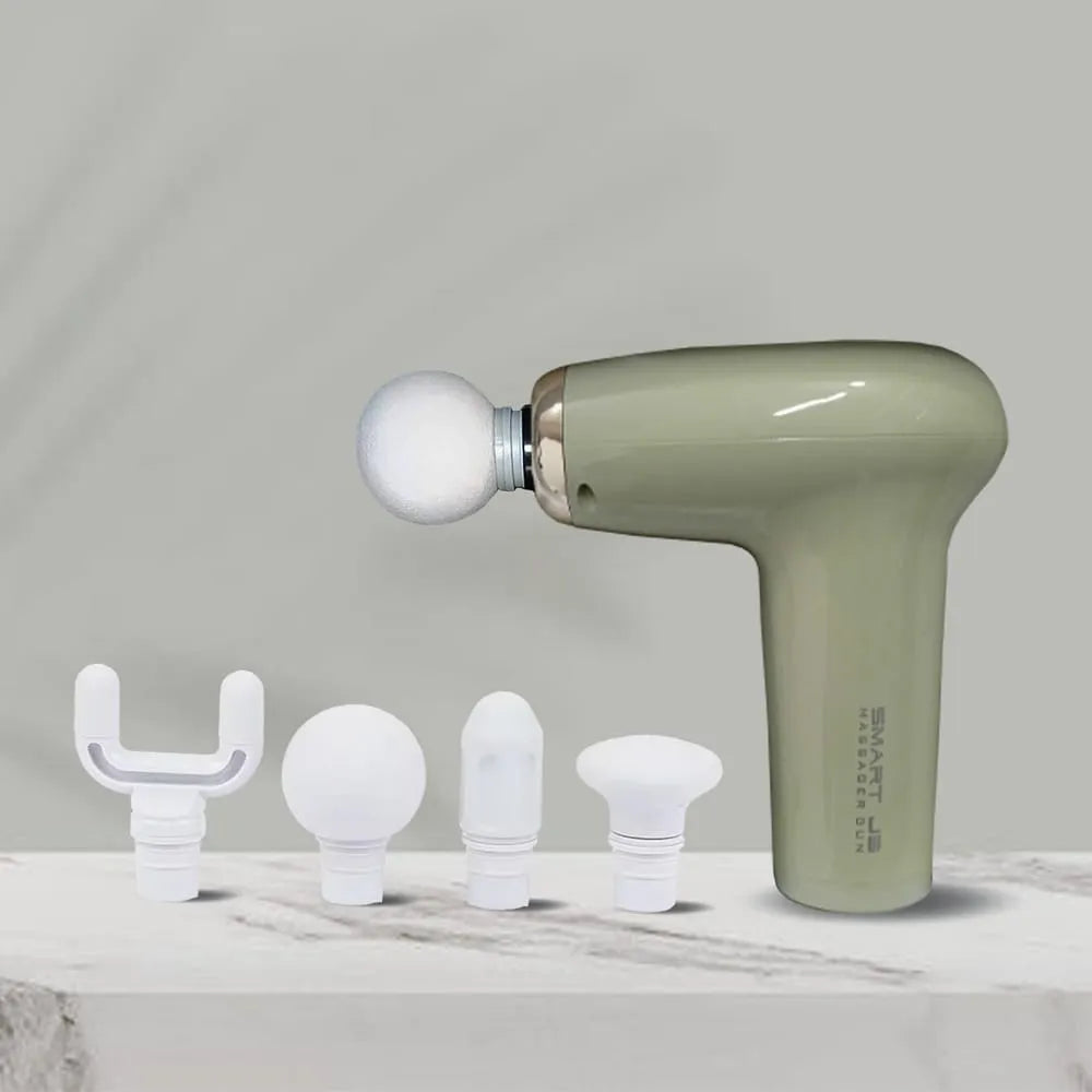 Fascia Massage Gun J3 – 5-Speed Deep Tissue Percussion Massager with 6.5H Battery Life & Type-C Charging