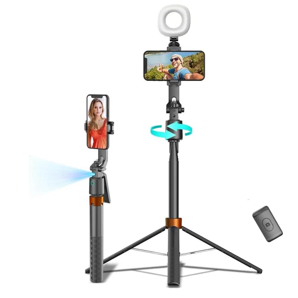 Q13 Selfie Stick with Wireless Tripod Stand With AI Tracking Technology
