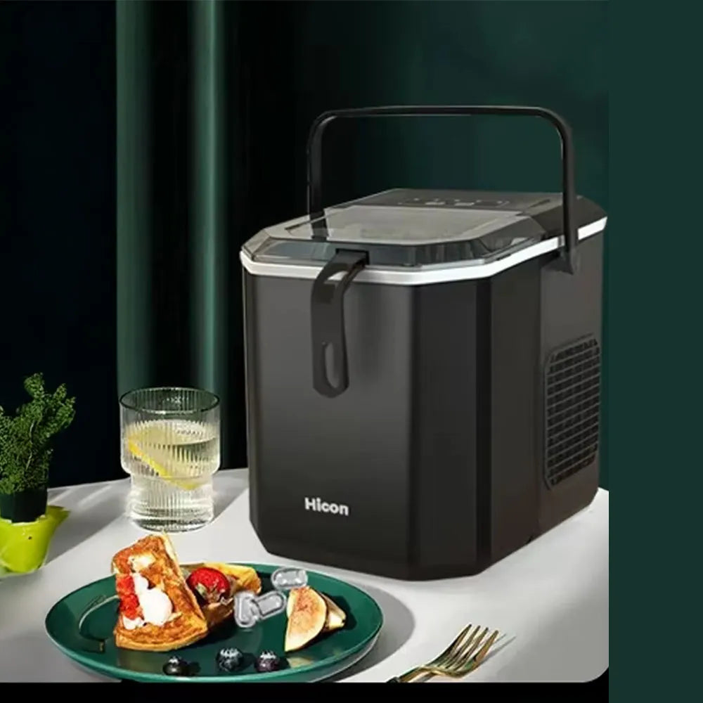 Hicon Portable Ice Maker HZB-16G 16KG Capacity 90W Power - Black