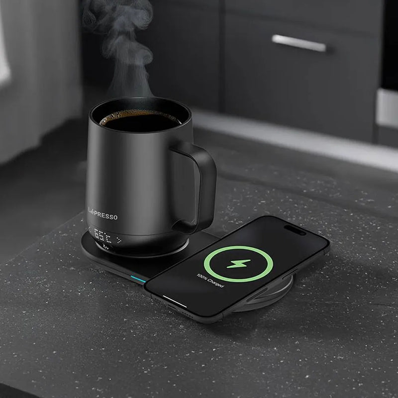 Lepresso Smart Heating Mug – Black