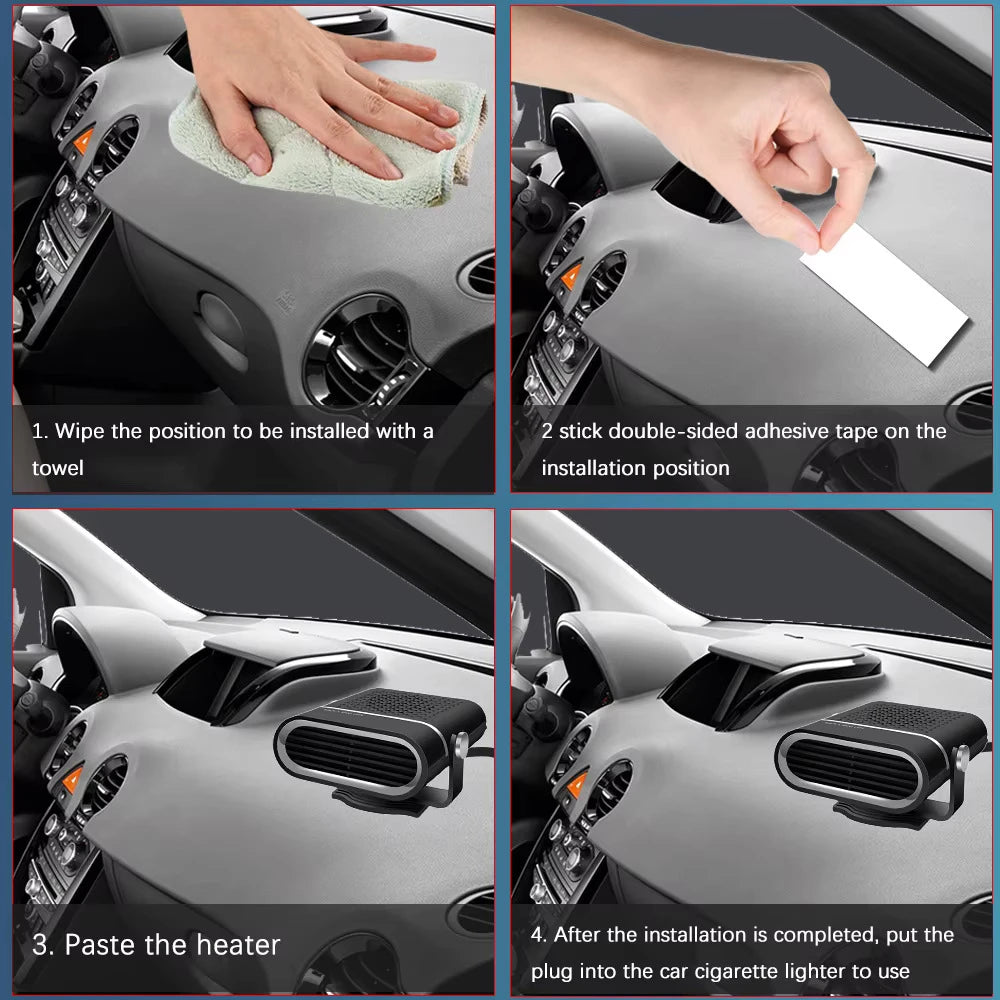 Auto Heater Fan LY-120 (150W) – Fast Heating & Defrosting for Your Car