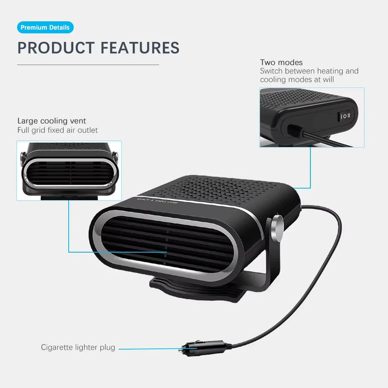 Auto Heater Fan LY-120 (150W) – Fast Heating & Defrosting for Your Car