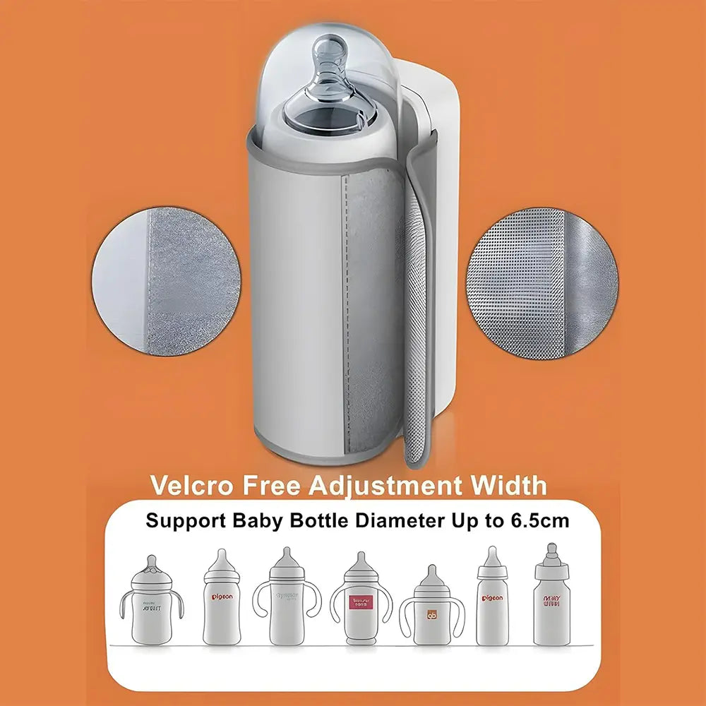 NNQ 2 Rechargeable Bottle Warmer Portable & Fast Heating for Baby Bottles