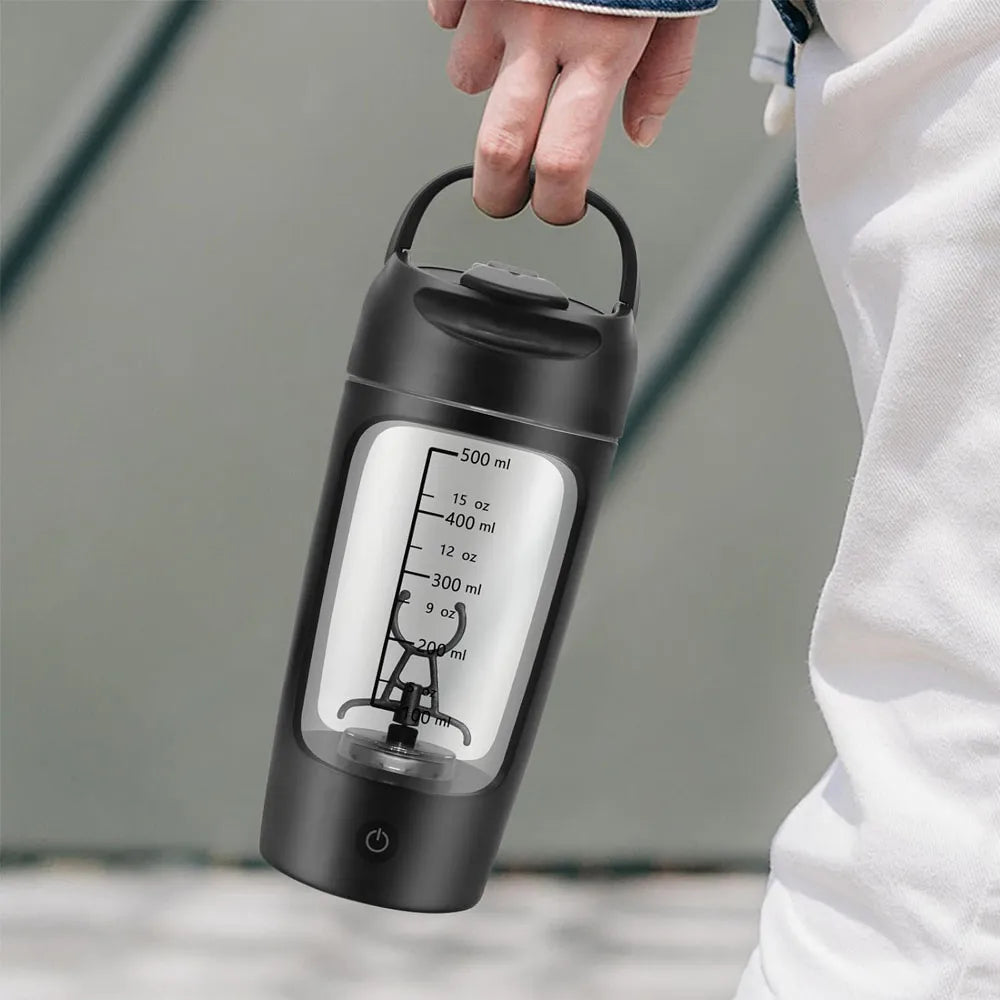 Green Lion Electric Protein Mixing Cup-500ml -Black
