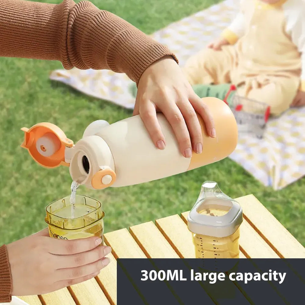 Electric Portable Thermostatic Water Boiling Cup 300ML-Autumn Orange