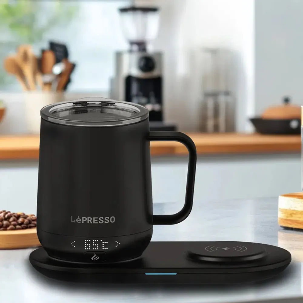 Lepresso Smart Heating Mug – Black